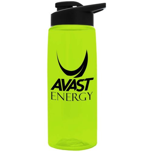 Transparent Tritan Bottle W/Drink Thru Lid 26 oz