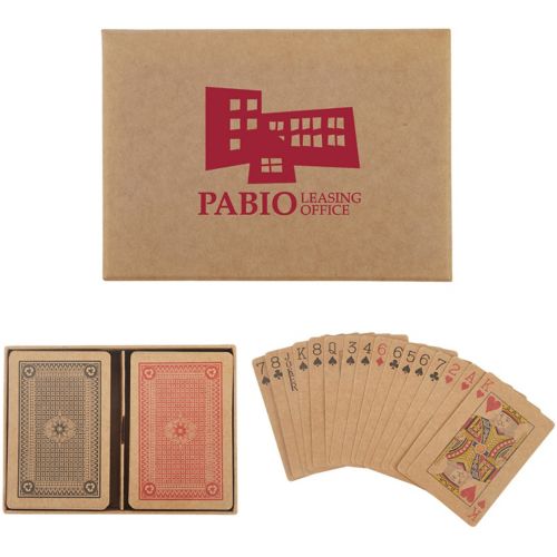 Jack 2-Pack Kraft Paper Playing Card Set