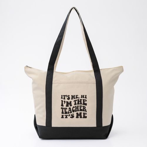 Saratoga Zippered Cotton Boat Bag