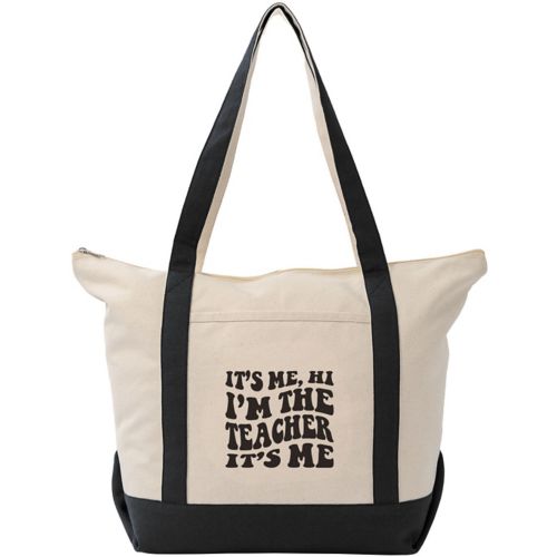 Saratoga Zippered Cotton Boat Bag