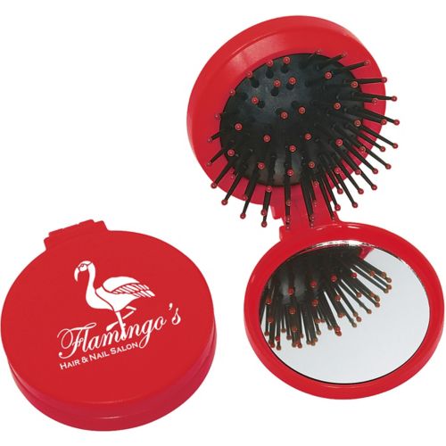 Brush And Mirror Compact