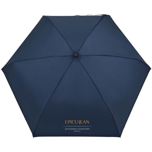 Elements 39" Recycled Manual Mini Folding Umbrella