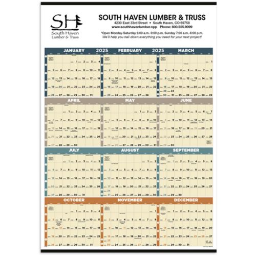 Time Management Span-A-Year Non-Laminated