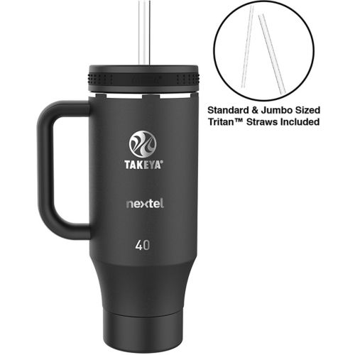 Takeya ®Straw Tumbler With Handle 40 oz