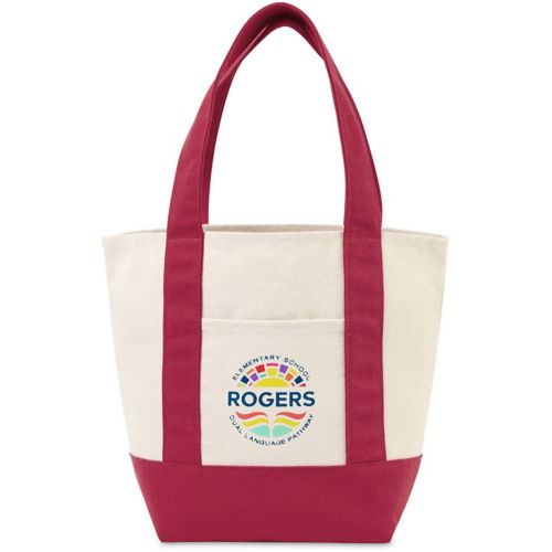 Mini Canvas Tote Full Color Imprint