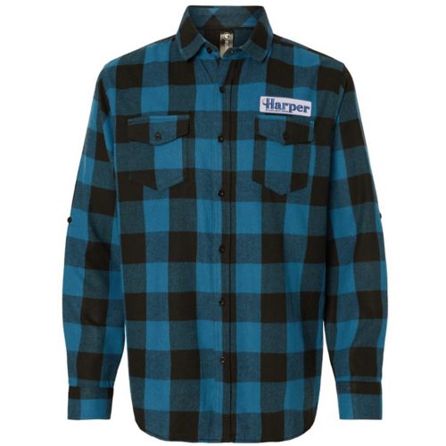 Burnside Mens Yarn-Dyed Long Sleeve Flannel Shirt