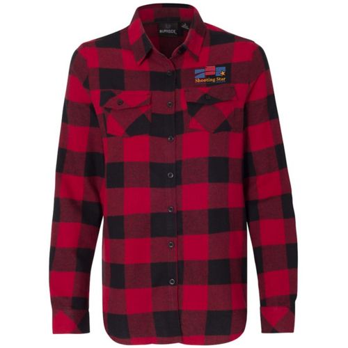 Burnside Womens Yarn-Dyed Long Sleeve Flannel