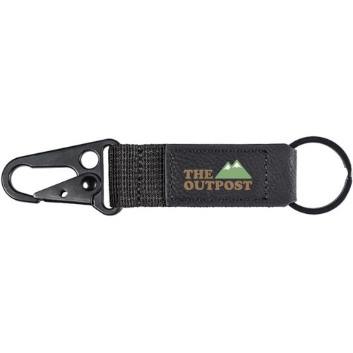 Full Color Saratoga Strap Carabiner Keychain