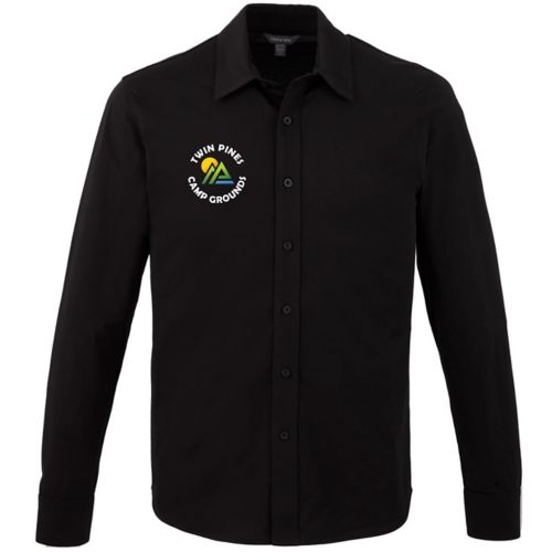 Mens Tatra Eco Knit Long Sleeve Button Up Shirt