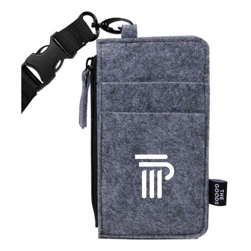 The Goods Recycled Lanyard Wallet