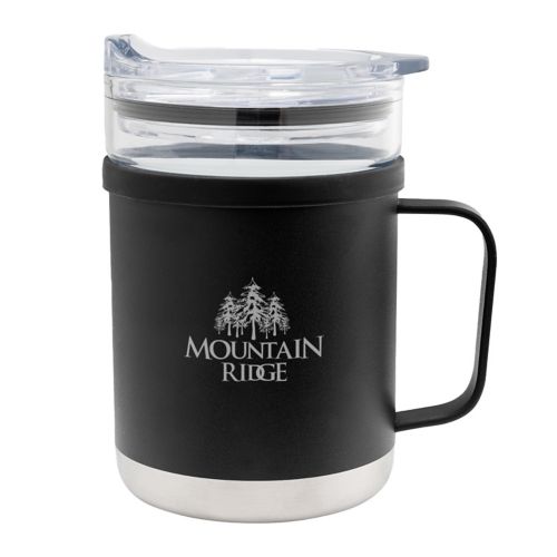 Glass And Stainless Steel Mug 15 oz