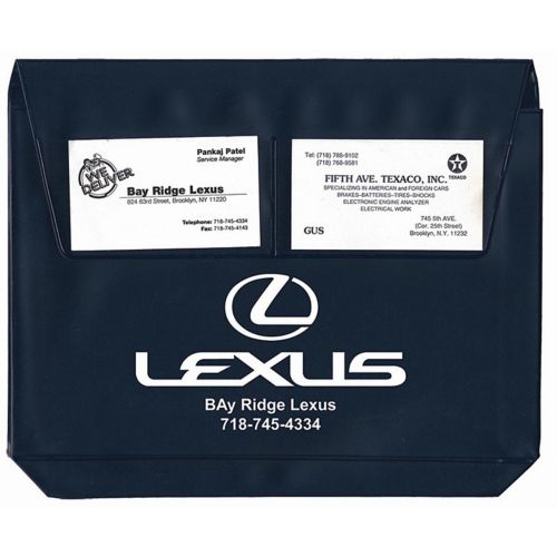 Gusseted Document Case With Business Card Pockets