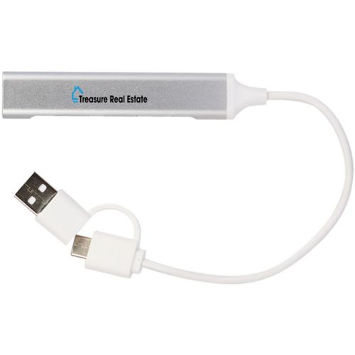 Recycled 4 Port USB A And C Hub