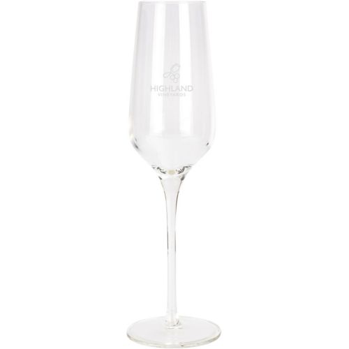 Etched Flute Glass 8.5 oz