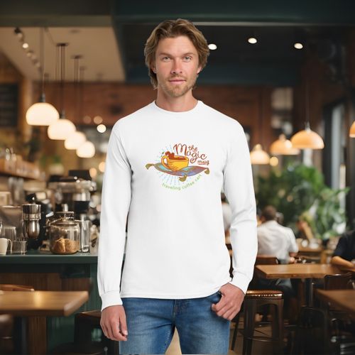 Gildan Cotton Long Sleeve T-Shirt Full Color DTF