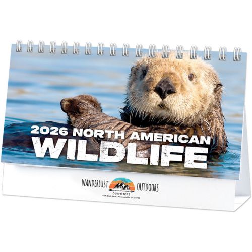 North American Wildlife Full Color Desk Calendar