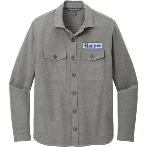 Mercer+Mettle Long Sleeve Twill Overshirt