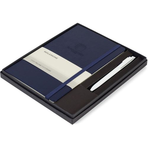 Moleskine® Lg Ntbk And Go Pen Gift Set