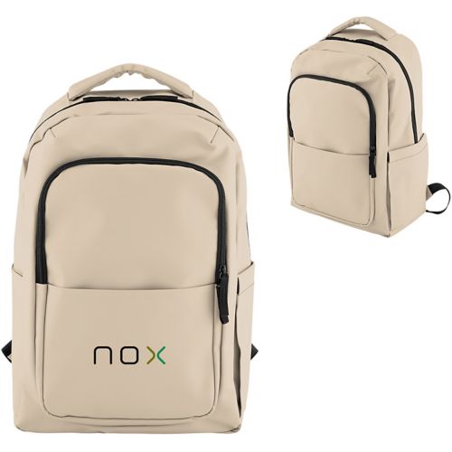 Hudson Leatherette Laptop Backpack