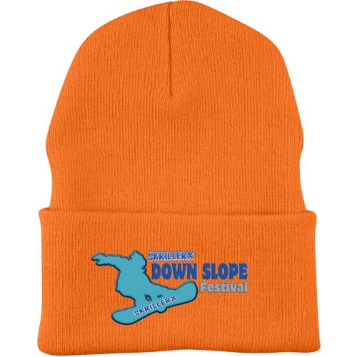Embroidered Heavyweight Cuffed Knit Cap