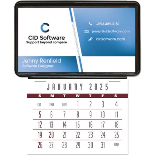 Business Card Holder Stick Calendar