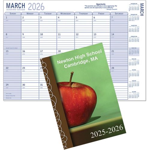 Custom Full Color Academic Desk Planner