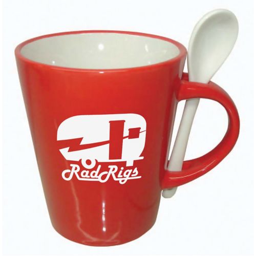 Cocoa Spoon Mug 12 oz