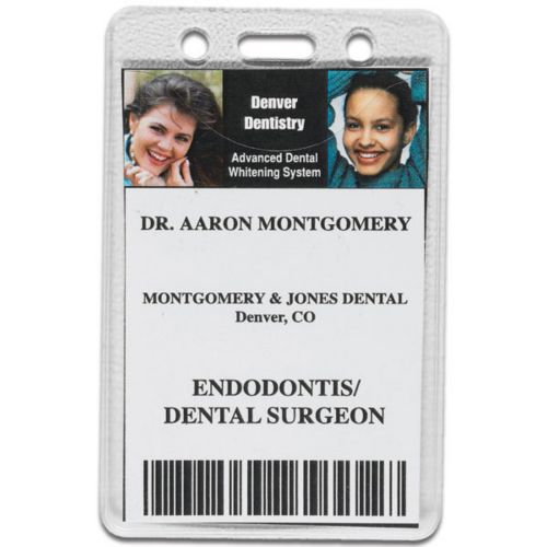 Vinyl Badge Pouch 2.5 x 4