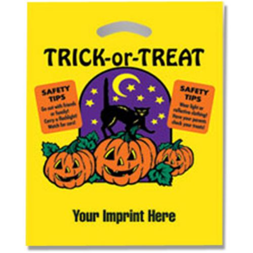 Cat & Pumpkins Halloween Bag 12X15