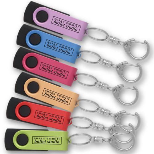 2 GB Swivel USB 2.0 Flash Drive
