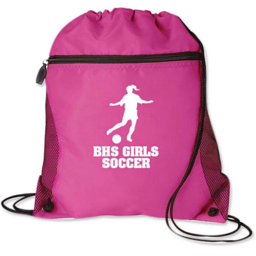 Mesh Pocket Drawcord Bag