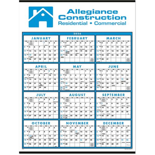 Span A Year Non Laminated Wall Calendar