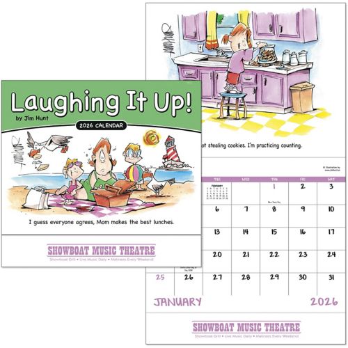 Laughing It Up! Stapled Wall Calendar