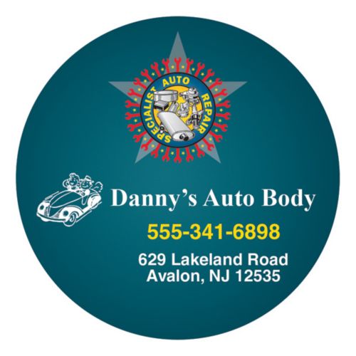 Full Color Circle Magnet 3" Diameter