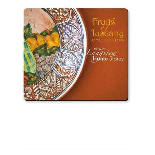 Full Color Square Fabric Top Mouse Pad