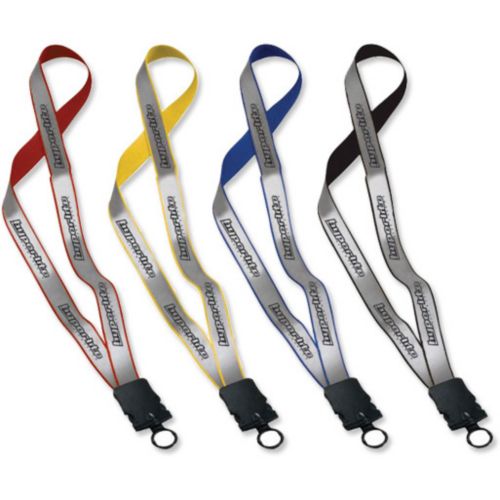 Reflective Strip 3/4" Lanyard W/Snap Buckle O Ring