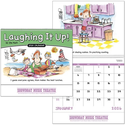 Laughing It Up! Spiral Wall Calendar