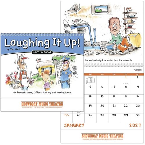 Laughing It Up! Spiral Wall Calendar