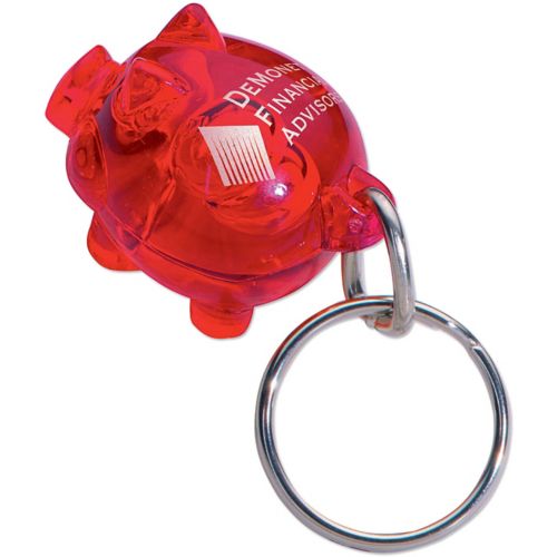Acrylic Piggy Keychain