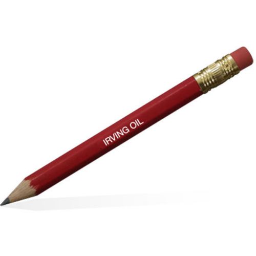 Hex Golf Pencil With Eraser #2 Lead