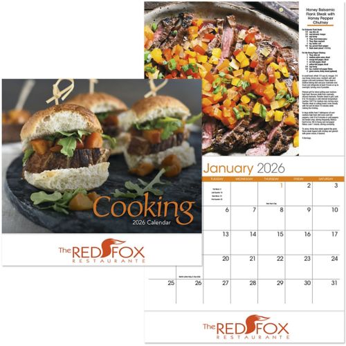 A Taste For Cooking Stapled Wall Calendar