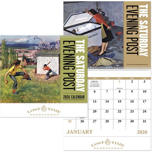 Saturday Evening Post Spiral Wall Calendar