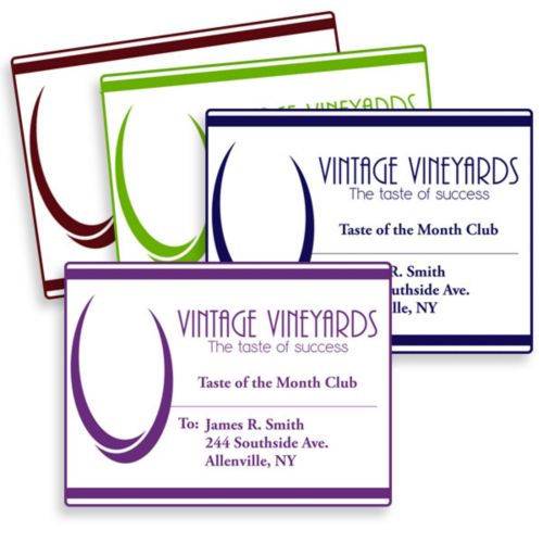 Rectangular Labels 1 Color Imprint 3 x 4