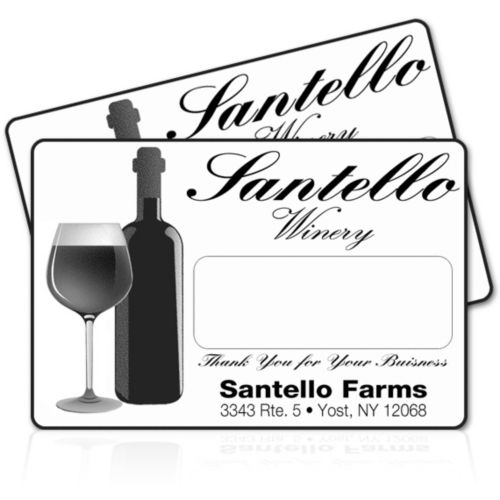 Rectangular Labels 1 Color Imprint 2 x 3