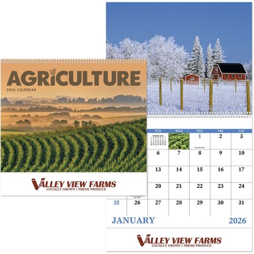 Agriculture Spiral Wall Calendar