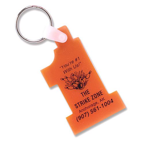 Sof-Touch Number One Key Tag