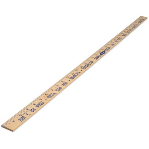 Natural Finish Wooden Yardstick