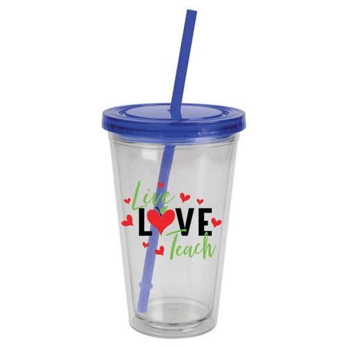 Full Color Wrap Sunsplash Tumbler 16 oz