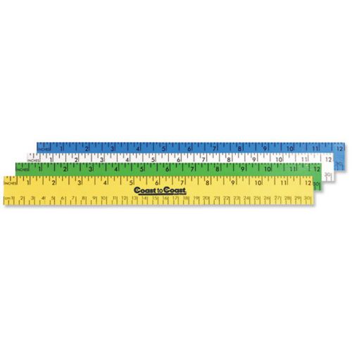 Wood Ruler English & Metric 12 Inch