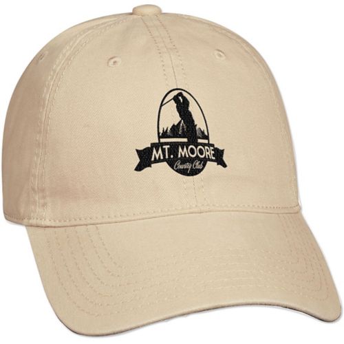 Embroidered Washed Cotton Baseball Cap